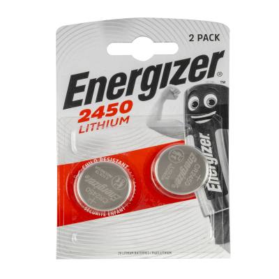 ENERGIZER 2450 LITHIUM 3V COINT BATERY 2 PACK (MOQ 12) — image 1
