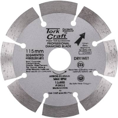 DIAMOND BLADE SEGMENTED 115MM WITH 12MM SEGMENTS — image 1