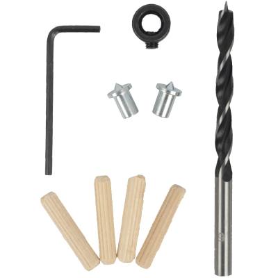 DOWELING ACCESSORY KIT 6MM - 34 PIECE (BIRCH WOOD) — image 1