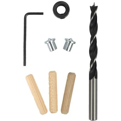 DOWELING ACCESSORY KIT 8MM - 27 PIECE (BIRCH WOOD) — image 1