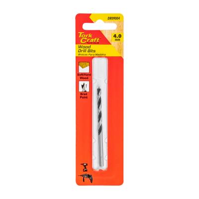 DRILL BIT WOOD 4.0MM  X 75MM 1/CARD — image 1
