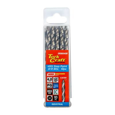 PRECISION-MAX STEP POINT 4.0MM  HSS DRIL 10 PACK — image 1