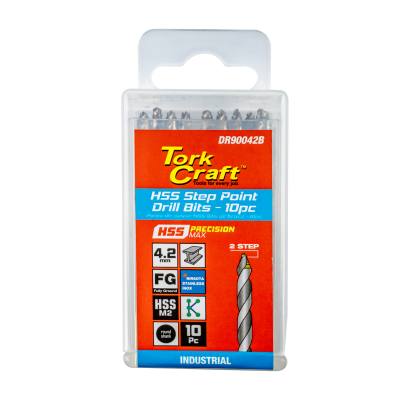PRECISION-MAX STEP POINT 4.2MM HSS DRILL 10 PACK — image 1