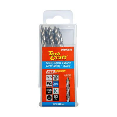 PRECISION-MAX STEP POINT 5.5MM HSS DRILL 10 PACK — image 1
