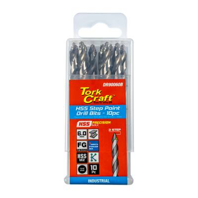 PRECISION-MAX STEP POINT 6.0MM HSS DRILL 10 PACK — image 1
