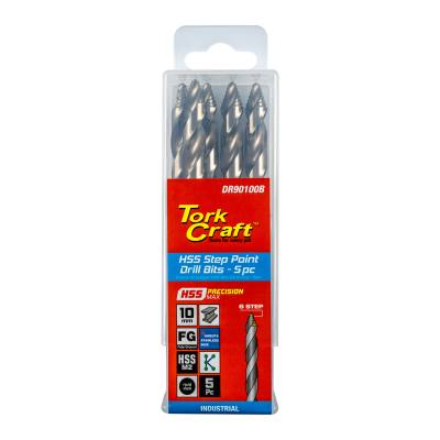 PRECISION-MAX STEP POINT 10.0MM HSS DRIL 5 PACK — image 1