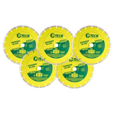 DIAMOND BLADE SEGMENTED STD. 230 X 22.23MM BULK 5PC — image 1