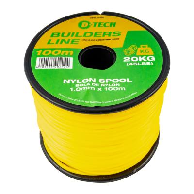 BUILDERS LINE 1.0MM X 100M NYLON SPOOL — image 1