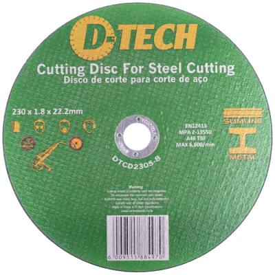 CUTTING DISC INDUSTRIAL METAL 230 x 1.8 x 22.2 MM 100PC — image 1