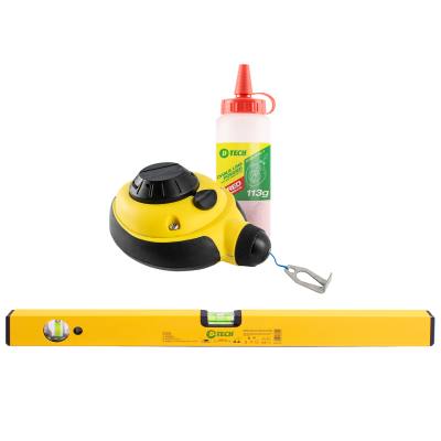 SPIRIT LEVEL 600MM & 30M CHALK LINE H/DUTY DTSL0060B/DTCL030 — image 1