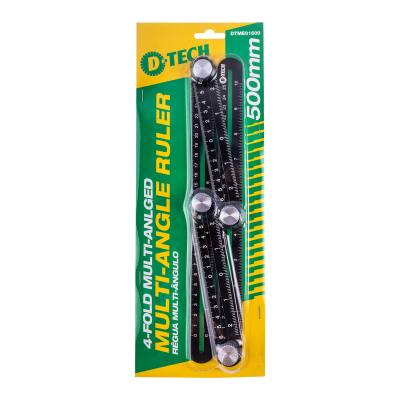 ALUM MULTI-ANGLE RULER 500MM FOUR FOLD — image 1