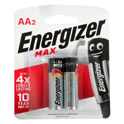 MAX AA BATTERY-2PACK (MOQ20) ENERGIZER — image 1