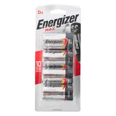MAX D BATTERY-4PACK (MOQ6) ENERGIZER — image 1