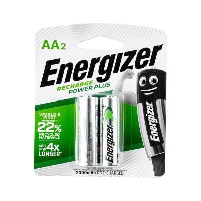 RECHARGE BATTERY 2000mAh AA-2PACK (MOQ6) ENERGIZER — image 1