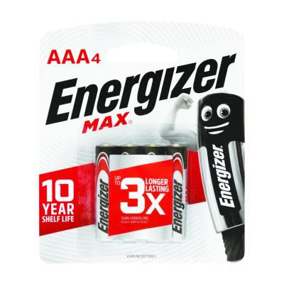 MAX AAA BATTERY-4PACK (MOQ12) ENERGIZER — image 1