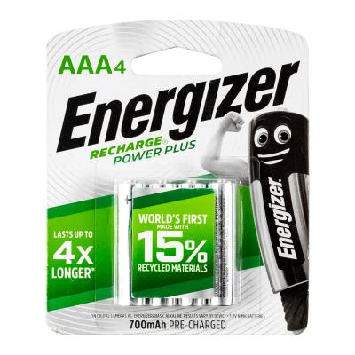 RECHARGE BATTERY 700mAh AAA-4PACK (MOQ6) ENERGIZER — image 1