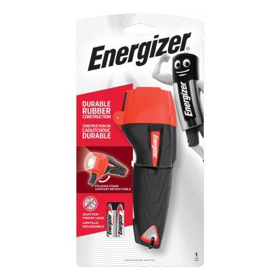 RUBBER FLASHLIGHT X2AAA - 60 LUMENS ENERGIZER TORCH — image 1