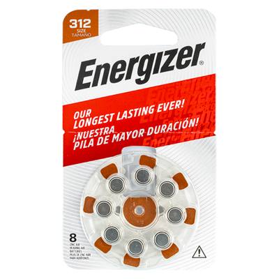 HEARING AID BATTERY 312 BROWN-8PACK ZINC AIRENERGIZER — image 1