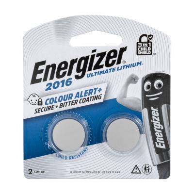 CR2016 3V BP2 BATTERY ULT LITHIUM COIN 3 IN 1 ENERGIZER — image 1