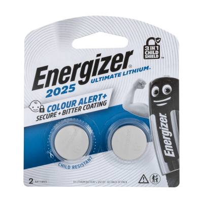 CR2025 3V BP2 BATTERY ULT LITHIUM COIN 3 IN 1 ENERGIZER — image 1