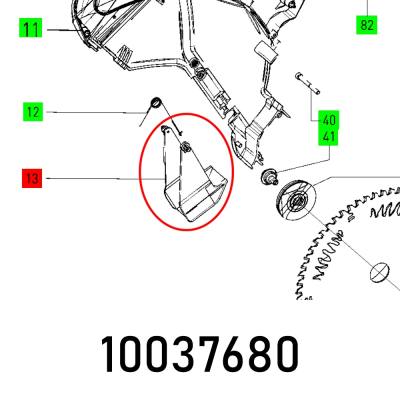 DUST EXTRACTION ATTACHMENT KS 120 KONFOR — image 1