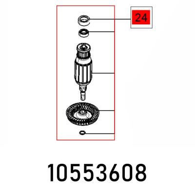 ROTOR-SET MX 1600/2 E EF ET-BG — image 1