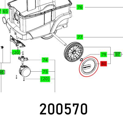 WHEEL COVER D200 CT 26-36 ET-BG — image 1