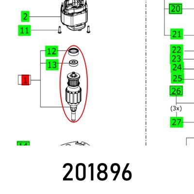 ARMATURE RTS 400 R 230V — image 1