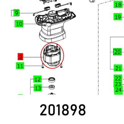 FIELD ASSEMBLY RTS 400 R 230V — image 1