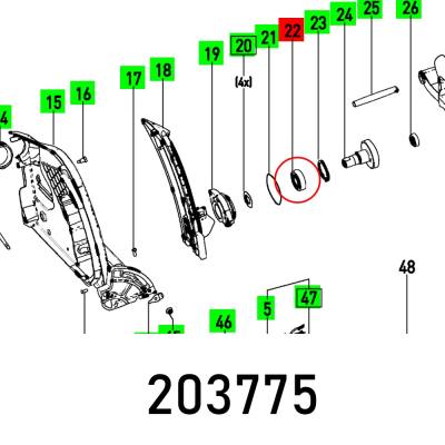BALL BEARING 6003 DDU DIN 625 — image 1
