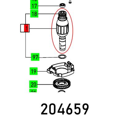 ARMATURE OF 1400 230V — image 1
