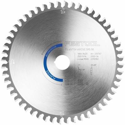 SAW BLADE HW 168X1,8X20 F/FA52 — image 1