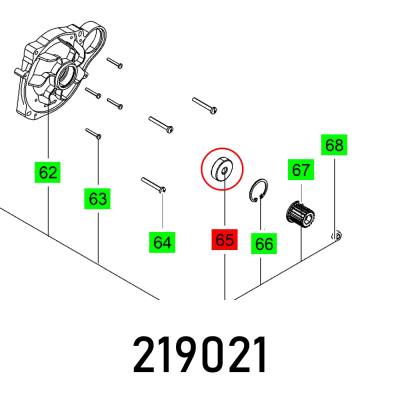 BALL BEARING 6300 DDU DIN 625 — image 1