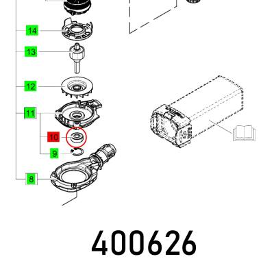 BALL BEARING 608 Z1D1 MC5E D8SL — image 1