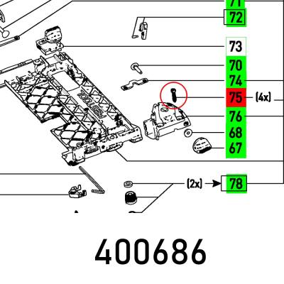 SCREW TS 55 DG 50X25 — image 1