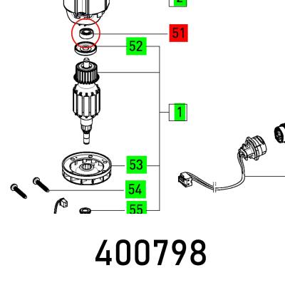 BALL BEARING 696 DD C3-MC5 EA3 NSK — image 1