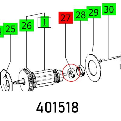 ROLLER BEARING 607 Z DIN 625 — image 1