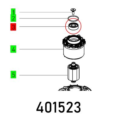 BALL BEARING 608 2Z LHT42 — image 1