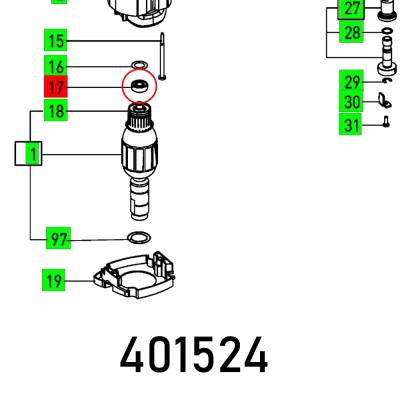 ROLLER BEARING 608 RS DIN 625 — image 1