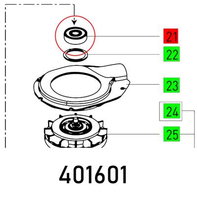 BALL BEARING 6200 DDU DIN 625 NSK — image 1