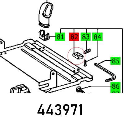 GUIDE SUPPORT AT 65 E — image 1