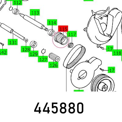 GEAR WHEEL 4 CS 70 EB Z=28 — image 1