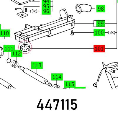 ADJUSTING WHEEL CS 70 EB — image 1