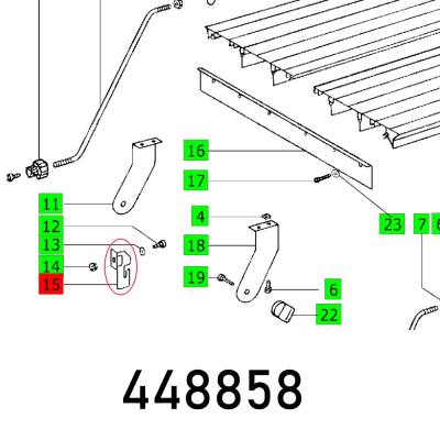 SUPPORT PLATE CS 70 VL RIGHT — image 1