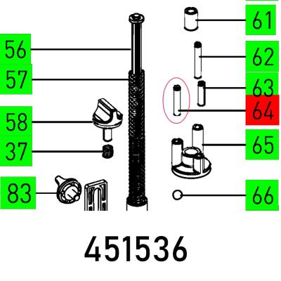 GRUB SCREW DIN 551-M5X25-14H-LONG — image 1