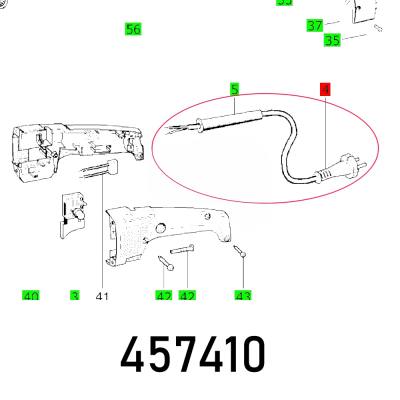 CABLE WITH PLUG AP 55 E DIN-H05RN-F — image 1