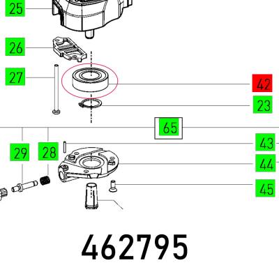 BALL BEARING 6003 DDW CM DIN 625 NSK — image 1