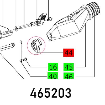 INTAKE FLANGE DF 500 Q — image 1
