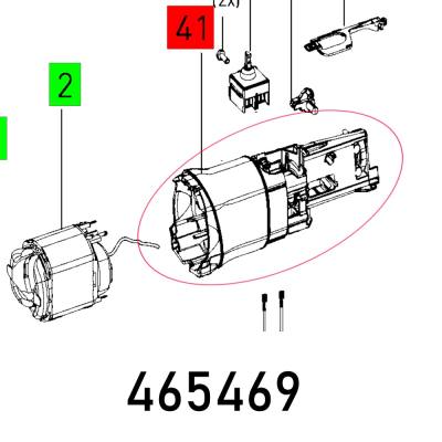 MOTOR HOUSING RO 150 FEQ — image 1