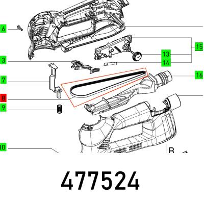 POLY-V-BELT RO 90 DXFEQ — image 1